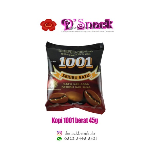 

KOPI ROBUSTA 1001 | berat 45g | OLEH-OLEH KHAS BENGKULU