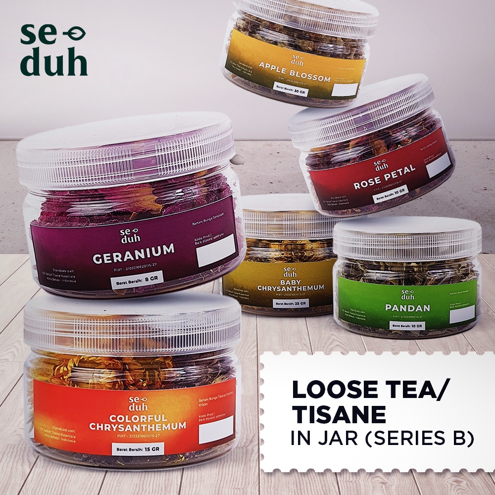 

SEDUH | TISANE - LOOSE TEA IN JAR (SERIES B)