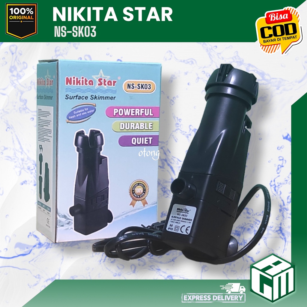 NIKITA STAR NS SK 03 SK03 SURFACE SKIMMER PROTEIN SKIMER AQUARIUM LAUT