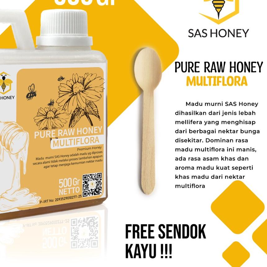 

➯ Asli Murni 500gr Sas Honey Nektar Bunga Multiflora ☑