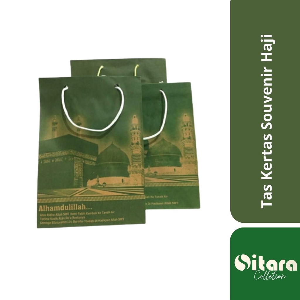 

Paper Bag - Tas Souvenir Haji & Umroh Isi 20pcs - Kecil, Sedang, Besar