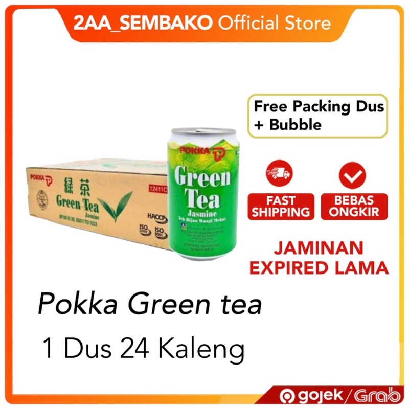 

Pokka Green Tea Kaleng Sedus 24 Kaleng