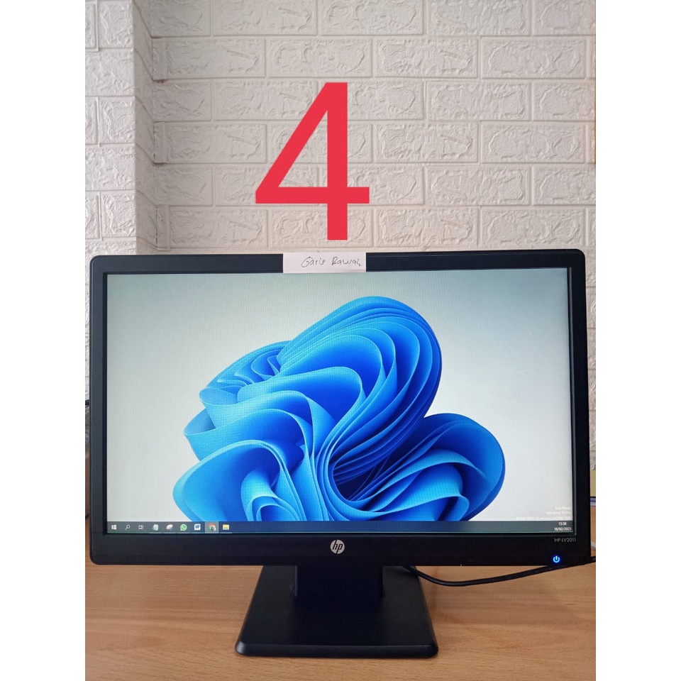 Monitor HP 20 Inch Minus Garis