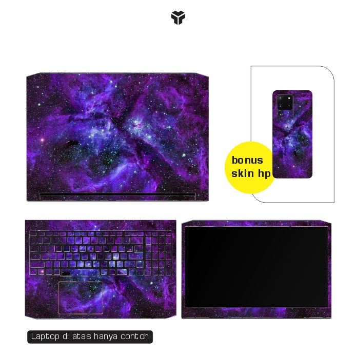 Garskin Laptop Toshiba Satellite L645 1101U Fullbody - [Request Design]