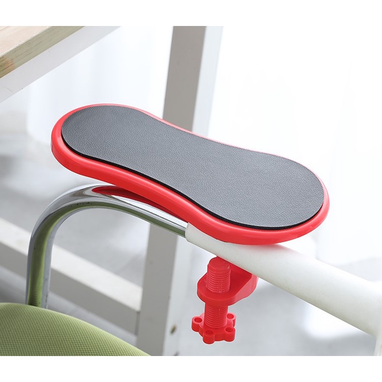 Sandaran Tangan Meja Kerja Komputer Arm Rest Mouse Keyboard Pad - RED