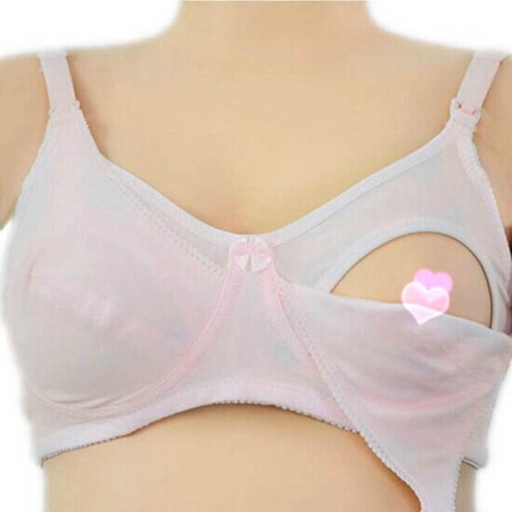 BH Menyusui Nursing Bra BH Tanpa Kawat Tanpa Busa Maternity Bra