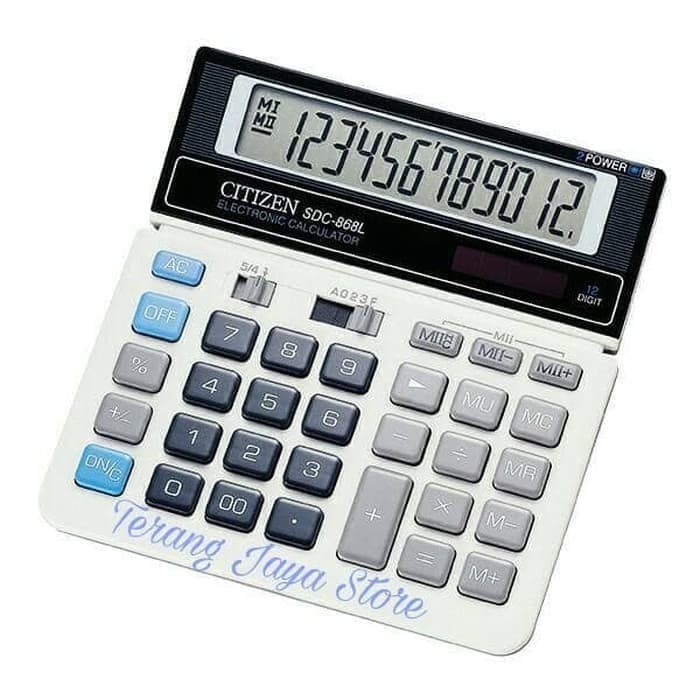 

Best Seller Kalkulator 12 Digit Citizen Sdc-868L Kalkulator Citizen Sdc868L