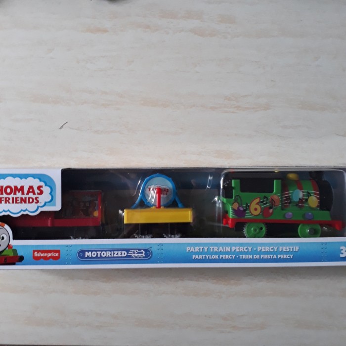 THOMAS&FRIENDS MOTORIZED PARTY TRAIN PERCY TERMURAH
