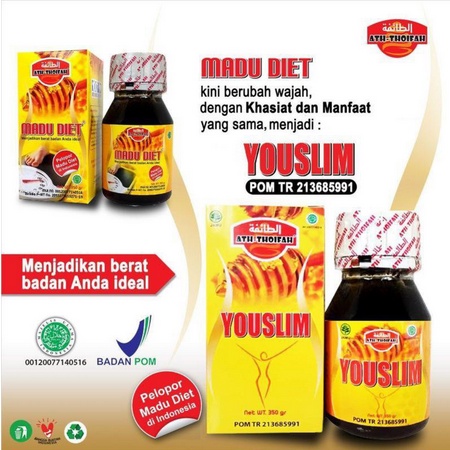 Madu Diet Herbal Pelangsing Ath-Thoifah Alami Asli / Original