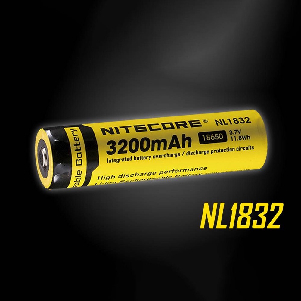 18650 Baterai Li-ion 3200mAh 3.7V - NL1832 - NRBT0GBY Black/Yellow