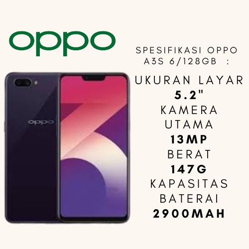 HP OPPO A3S RAM 6/128GB OPPO F1S RAM 4/64GB OPPO F5 RAM 4/64GB OPPO RAM A37 2/16GB original100% 4G Smartphone Android NEW GARANSI