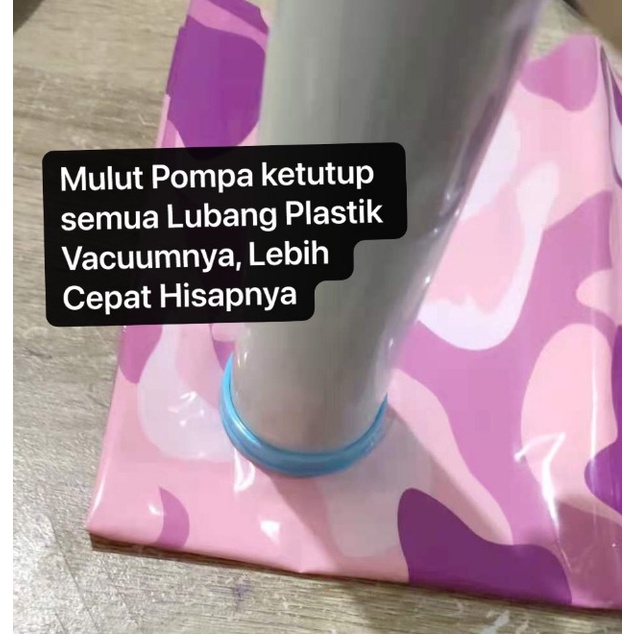 MVS-12 Alat Pompa Tangan Manual Vacuum Bag Pump Kantong Vakum Baju