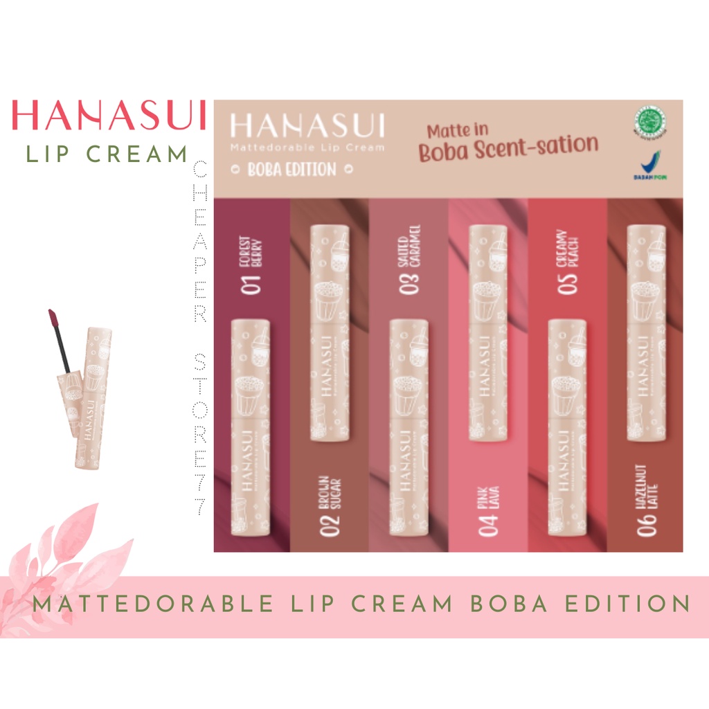 HANASUI - LIP CREAM BOBA 4 GR