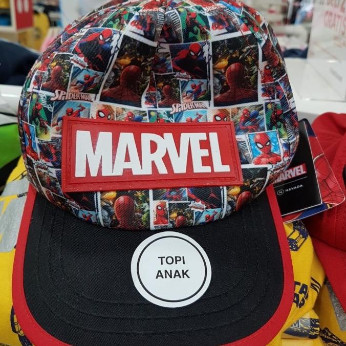 Topi Spiderman Marvel Nevada ---NEW READY---