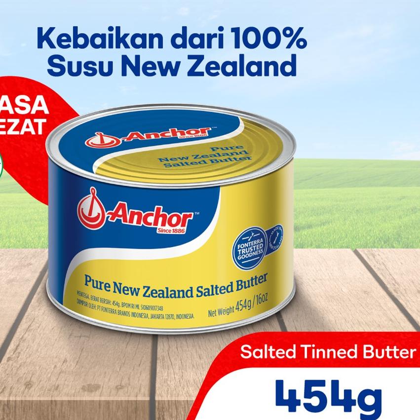 

✱ Anchor Salted Butter 454g - Mentega Asin New Zealand ◘