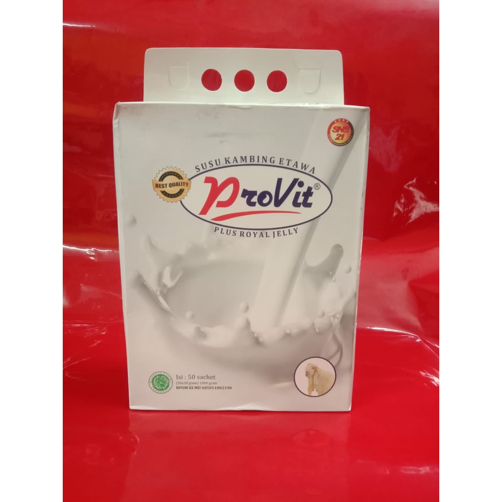 

Susu Kambing Etawa ProVit Plus Royal jelly 50sachet
