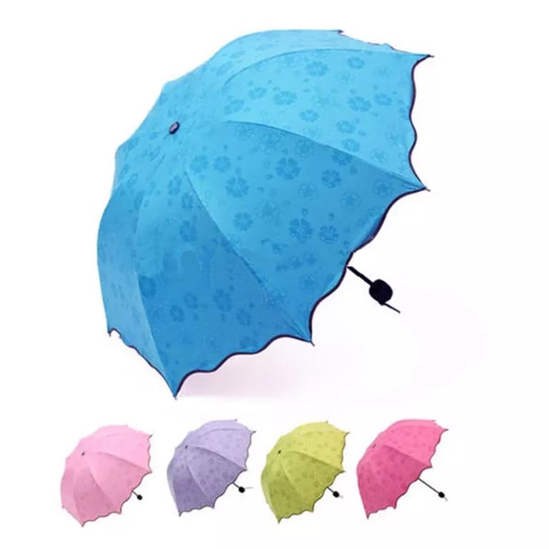 PAYUNG MAGIC UMBRELLA 3D / Payung Hujan dengan Motif yang Muncul ketika Basah UNIK