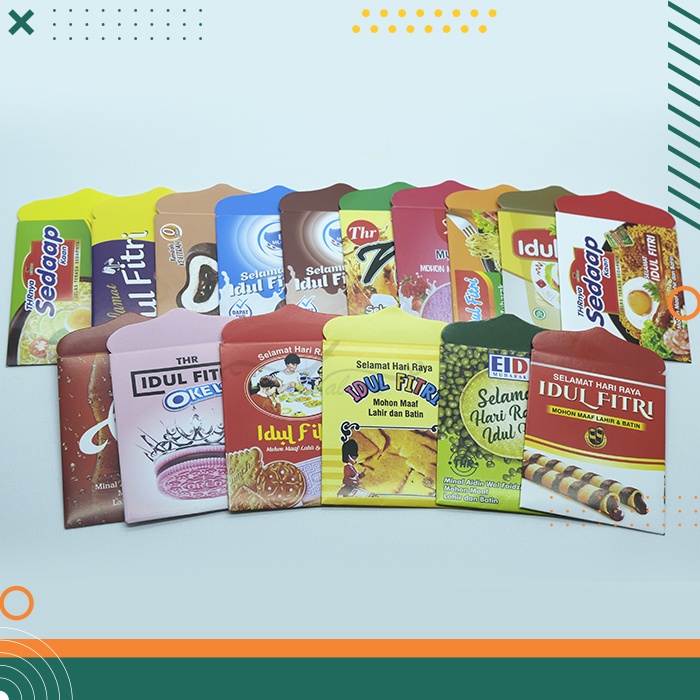 

AMPLOP LEBARAN 2024 SERI SNACK KECIL/MINI TERBARU