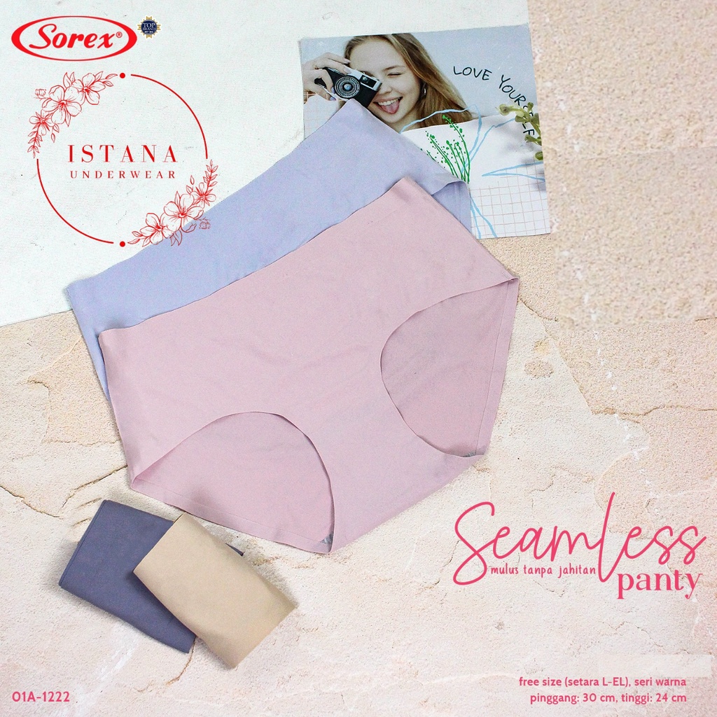 CD celana dalam seamless polos tanpa jahitan ORI sorex Istana underwear