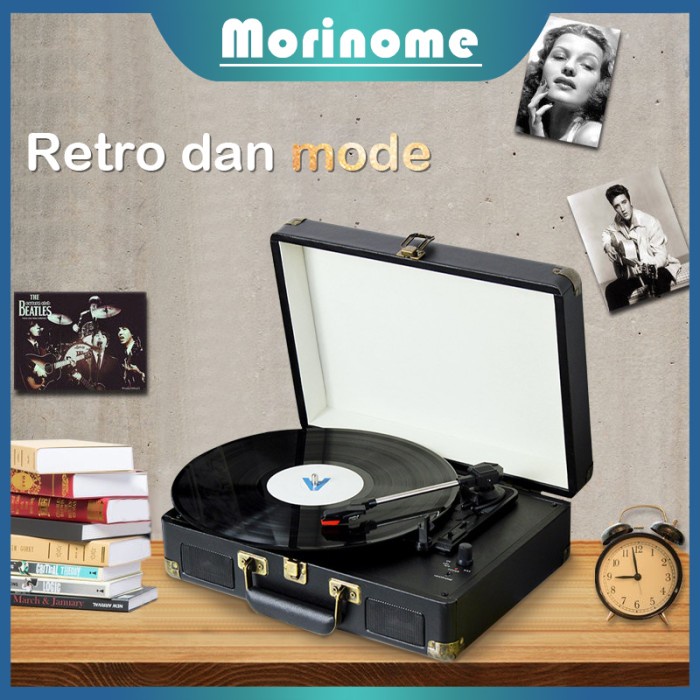Terlaris Player Pemutar Piringan Hitam Gramophone Vinyl Record Player Vintage Turntabl
