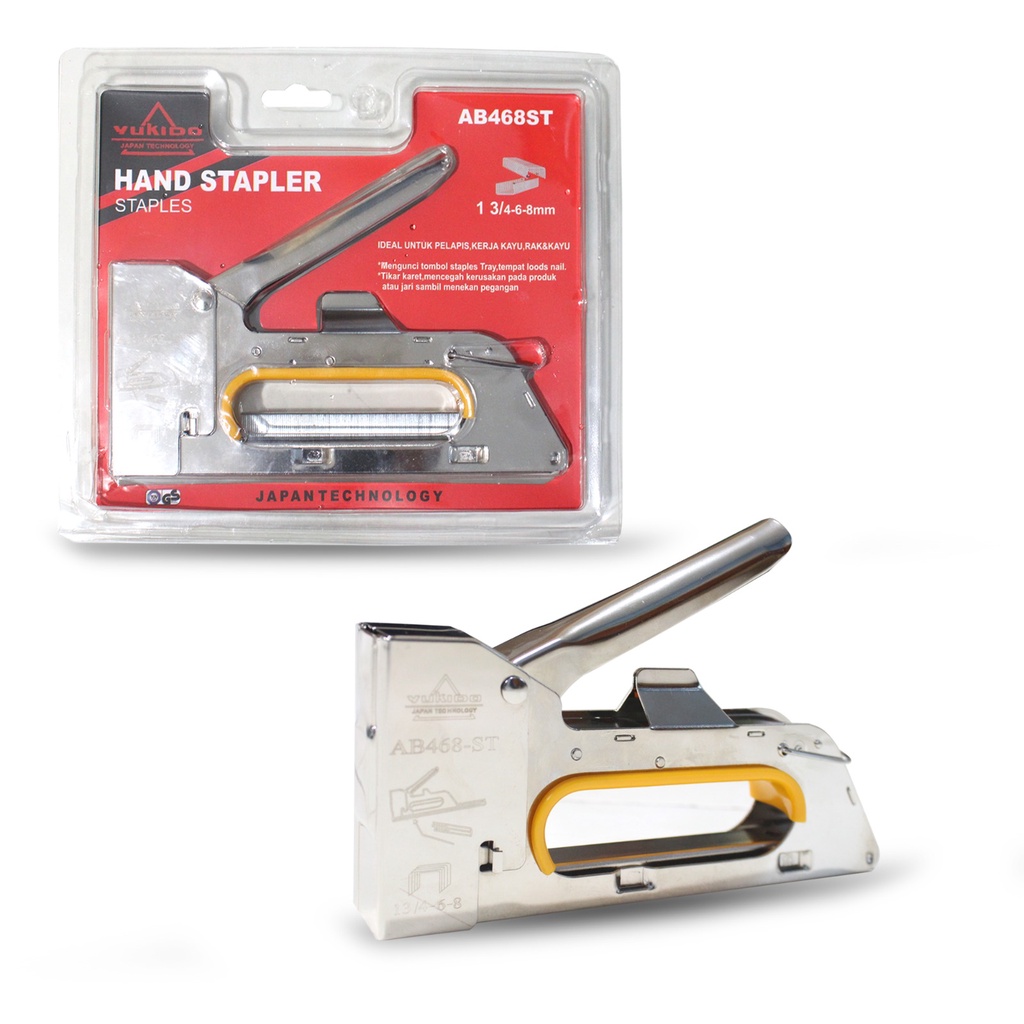 Stapler Tembak / Cekrekan / Pengokot / Hekter Gun Tacker / Staples Sofa, Staples Jok, Stepler Motor,