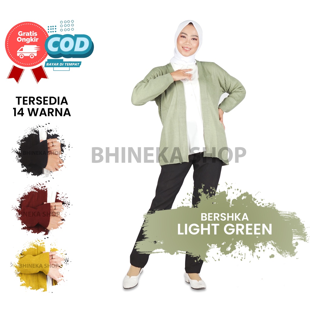 Cardigan Bresca Wanita Cardigan Knit Premium Cardigan Rajut