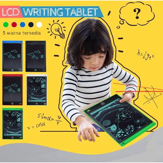 COD Drawing Writing Tablet 8.5inc/Papan Tulis LCD Anak Dewasa Board Writing