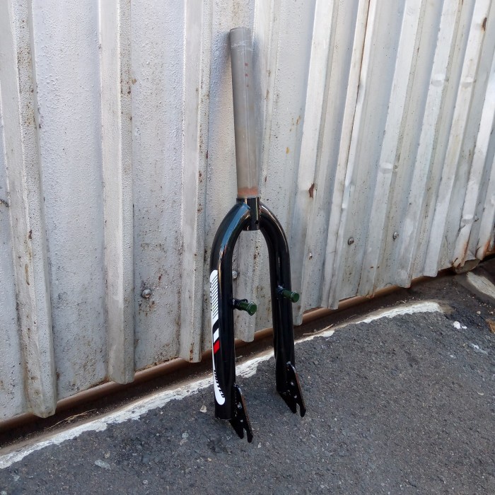 Best Seller Parts Bmx Fork Garpu United Oversize Steel - Hitam Black