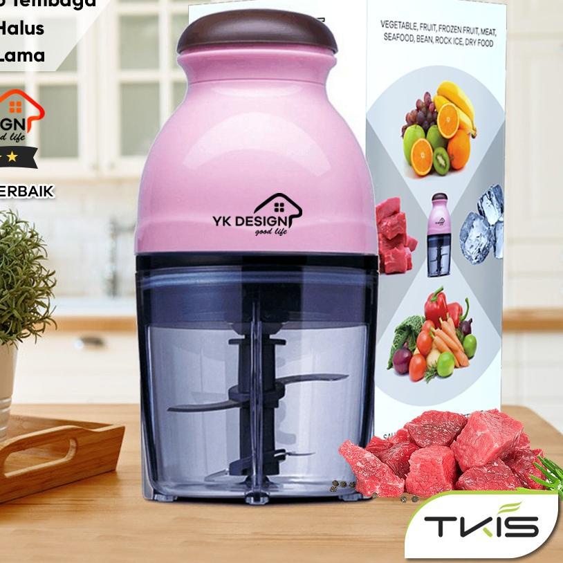 ♦ Blender / Penggiling Daging kapsul MINI Mesin Penggiling Pencacah Daging Sayur Buah YK DESIGN YK-1
