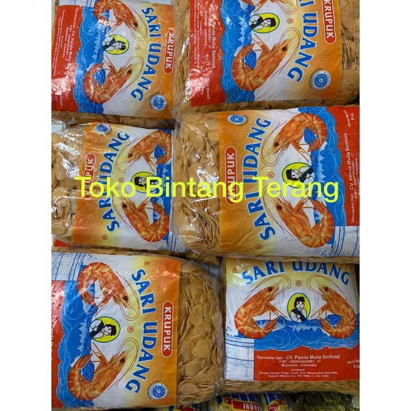 

Kerupuk Sari Udang 1 Bal 5 kg / Krupuk Rasa Udang asli Panda Unyil 1 Ball Pak 5kg 5 kilo 5000gr Grosir