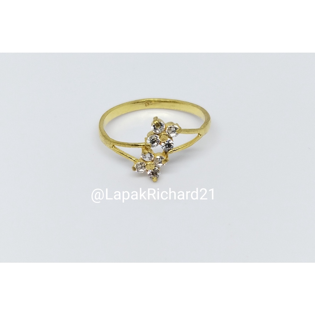 Cincin emas muda kadar rendah 1gram