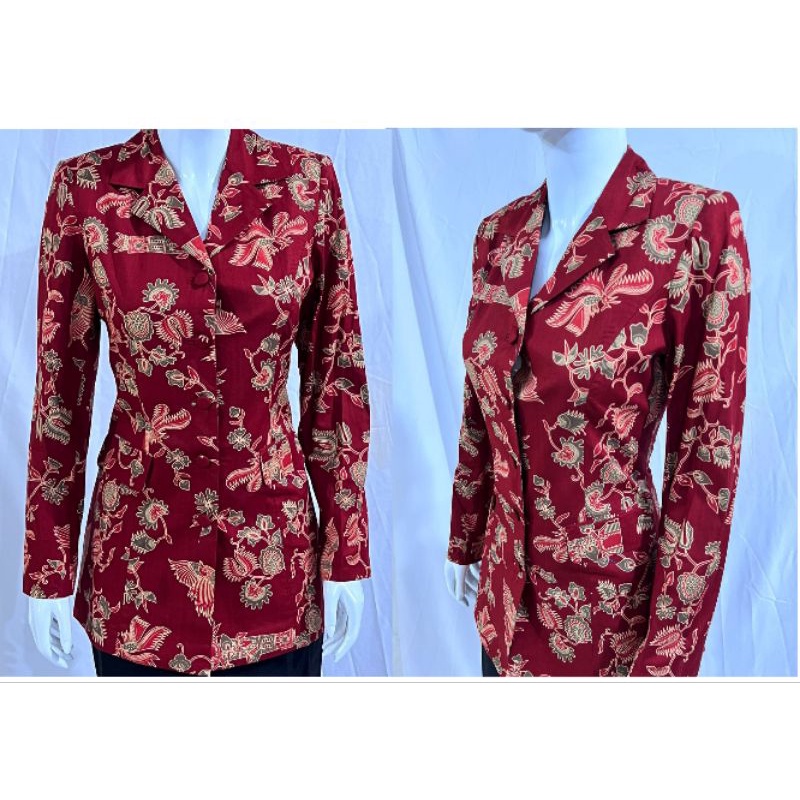 Blazer Batik darma wanita dan Blouse Darma wanita setelan rok Dan Celana-Pakaian terbaru