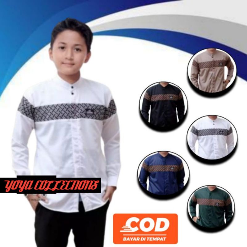 TERMURAH BAJU KOKO ANAK ANAK LAKI LAKI REMAJA UMUR 8-14 TAHUN KOKO ANAK TERBARU TERLARIS