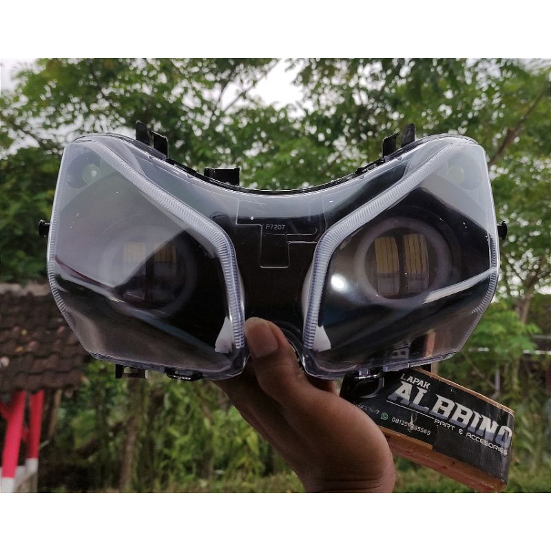 Daymaker Vario 110 Karburator Headlamp vario Lama plus alis vario kodok lampu depan custome vario110