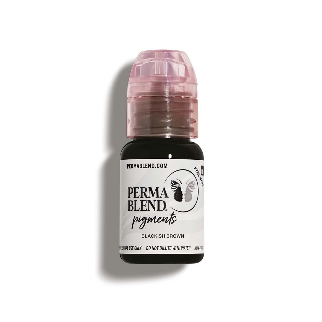 Permablend Pigments BLACKISH BROWN Sulam Alis Perma Blend USA 15ml