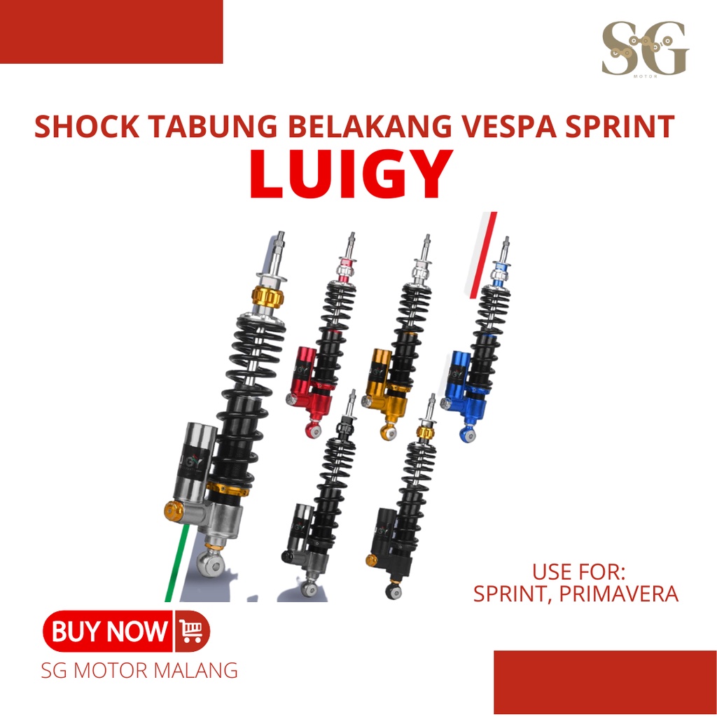 Shock Tabung Belakang Vespa Sprint Luigy