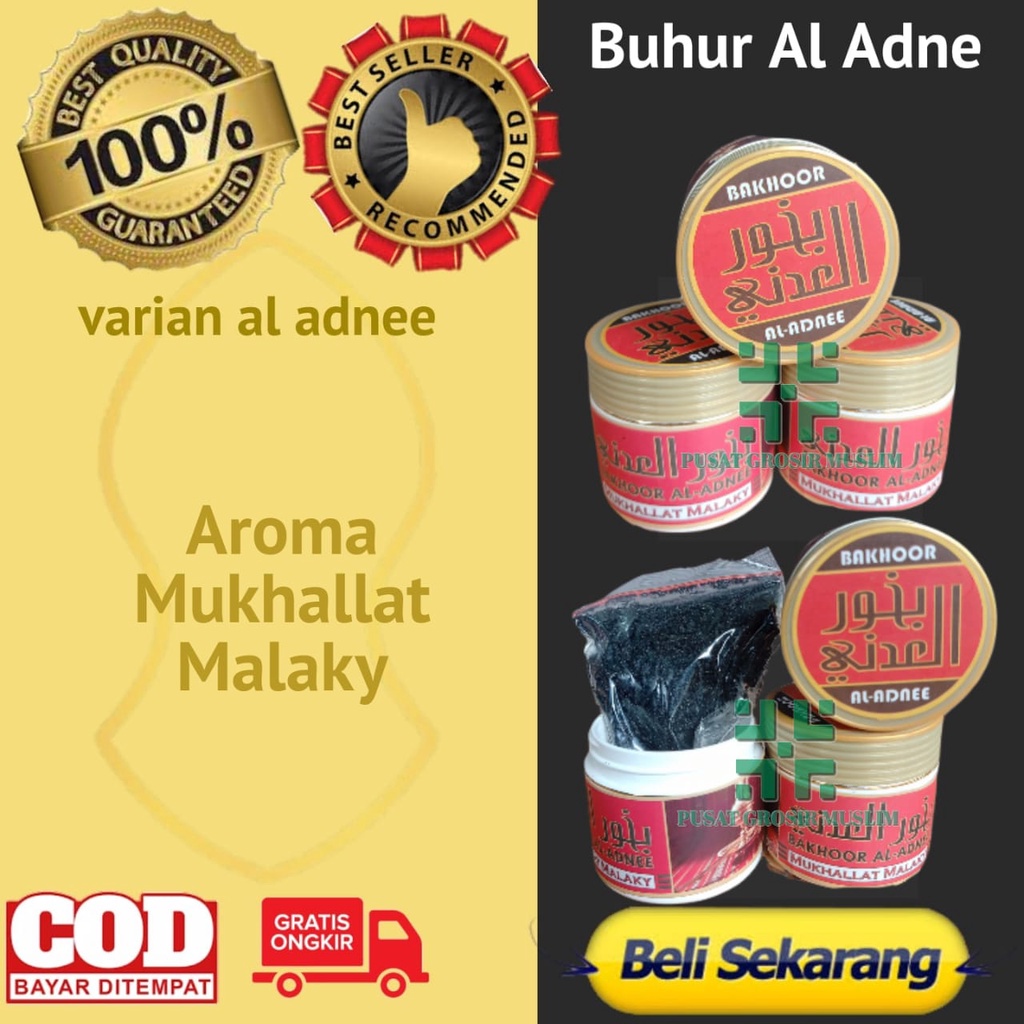 Diskon Dupa Gahru Bukhur Mukhallat Malaky  buhur Al Adnee - Aroma Mukhallat Malaki