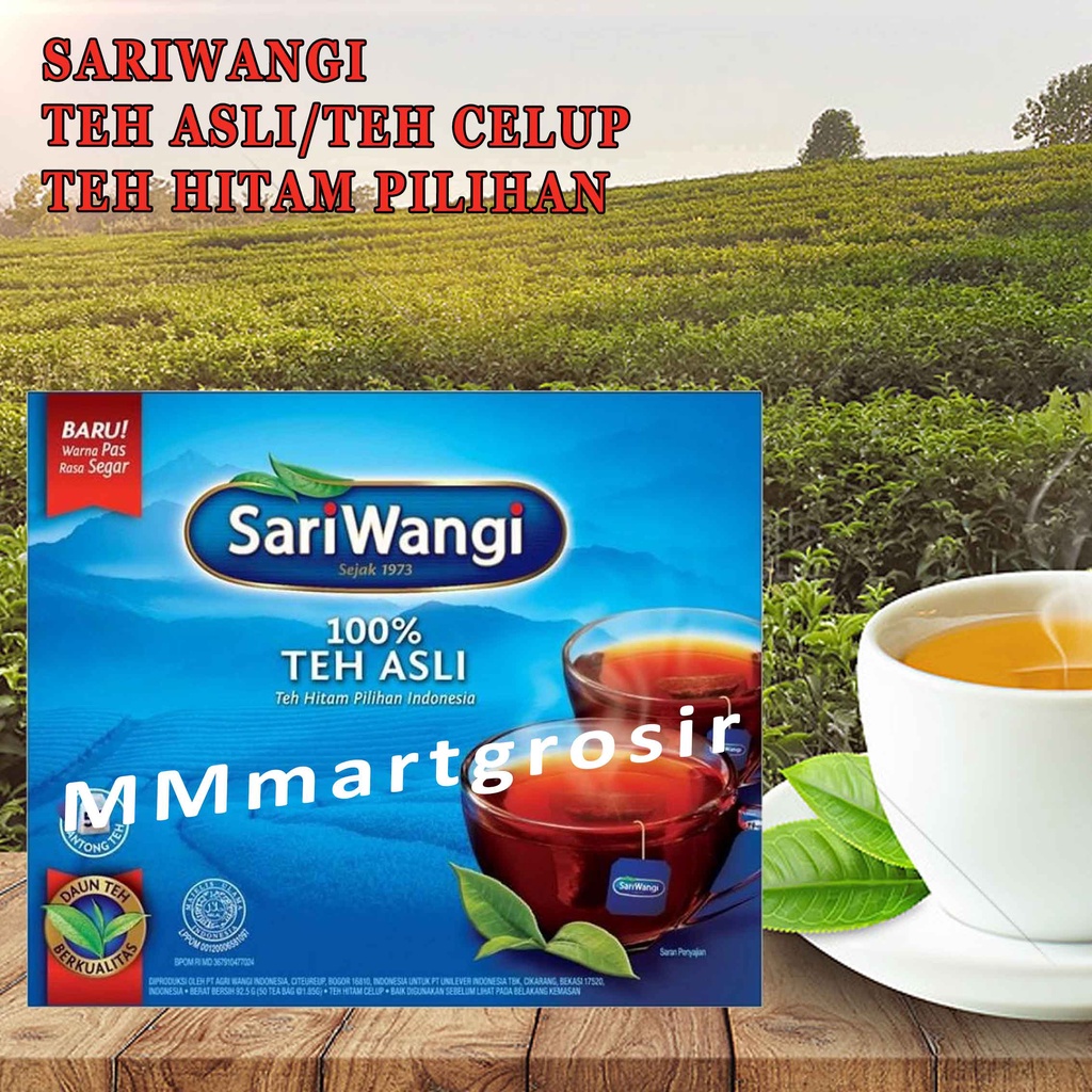 Sariwangi / Teh celup / Teh hitam / 50 Kantong