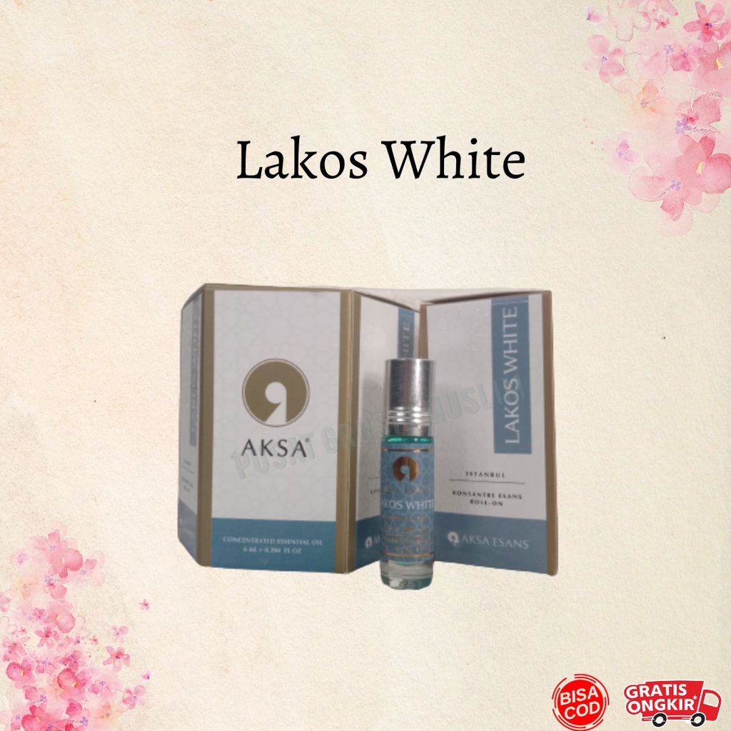 Parfum Aksa Lakos White ROLL 6ML