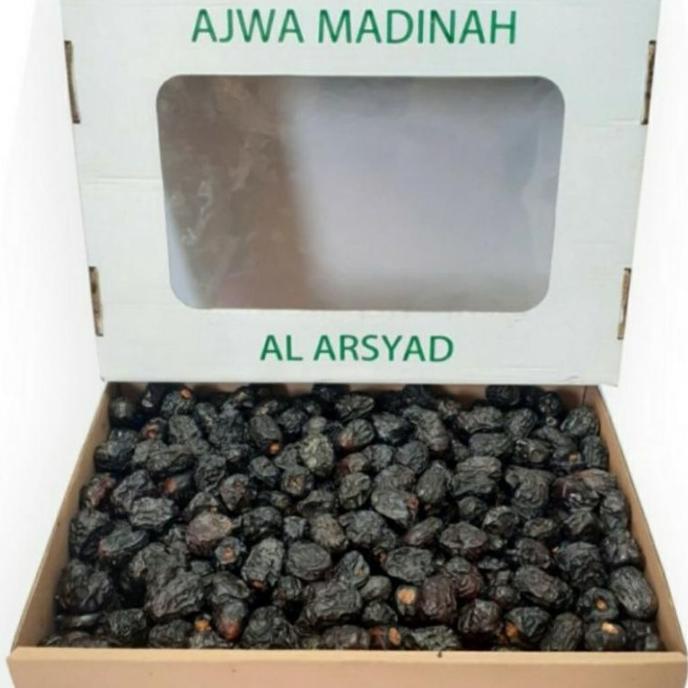 

KURMA READY STOCK KURMA AJWA MADINAH AL ARSYAD PREMIUM 1KG EL09I09A82L