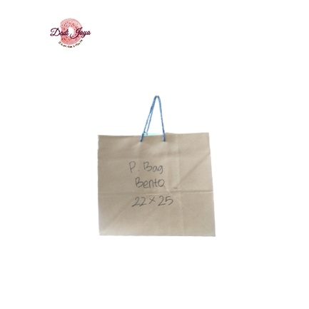 

Paper Bag Bento Coklat Ukuran 22x25