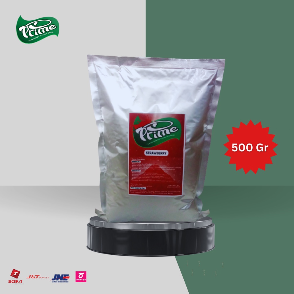 

Serbuk Minuman Kekinian /Bubuk Minuman Premium Tanpa Gula 500gr - STRAWBERRY