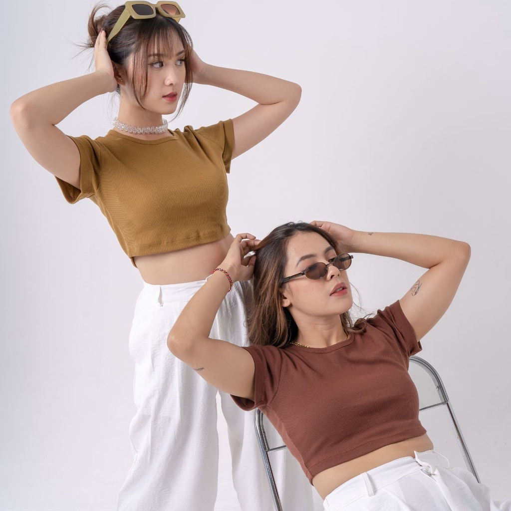 AIJO - Kirei Crop Top - Atasan Wanita