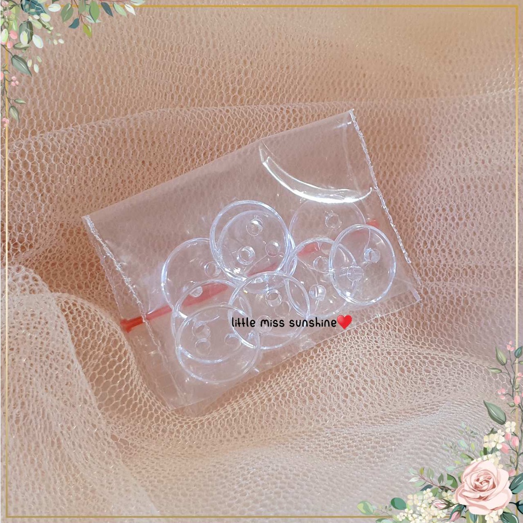 Kancing 1CM 1,2CM 1,5CM 2CM CRYSTAL Seragam Sekolah Pramuka Alat Jahit Peniti Button Meteran Gunting Sewing Kit Tailor Kain Menjahit Sulam Pakaian Baju Complete Serie Grosir Termurah Terlaris Terlengkap Limited Quality Grosir wantex Little Miss Sunshine