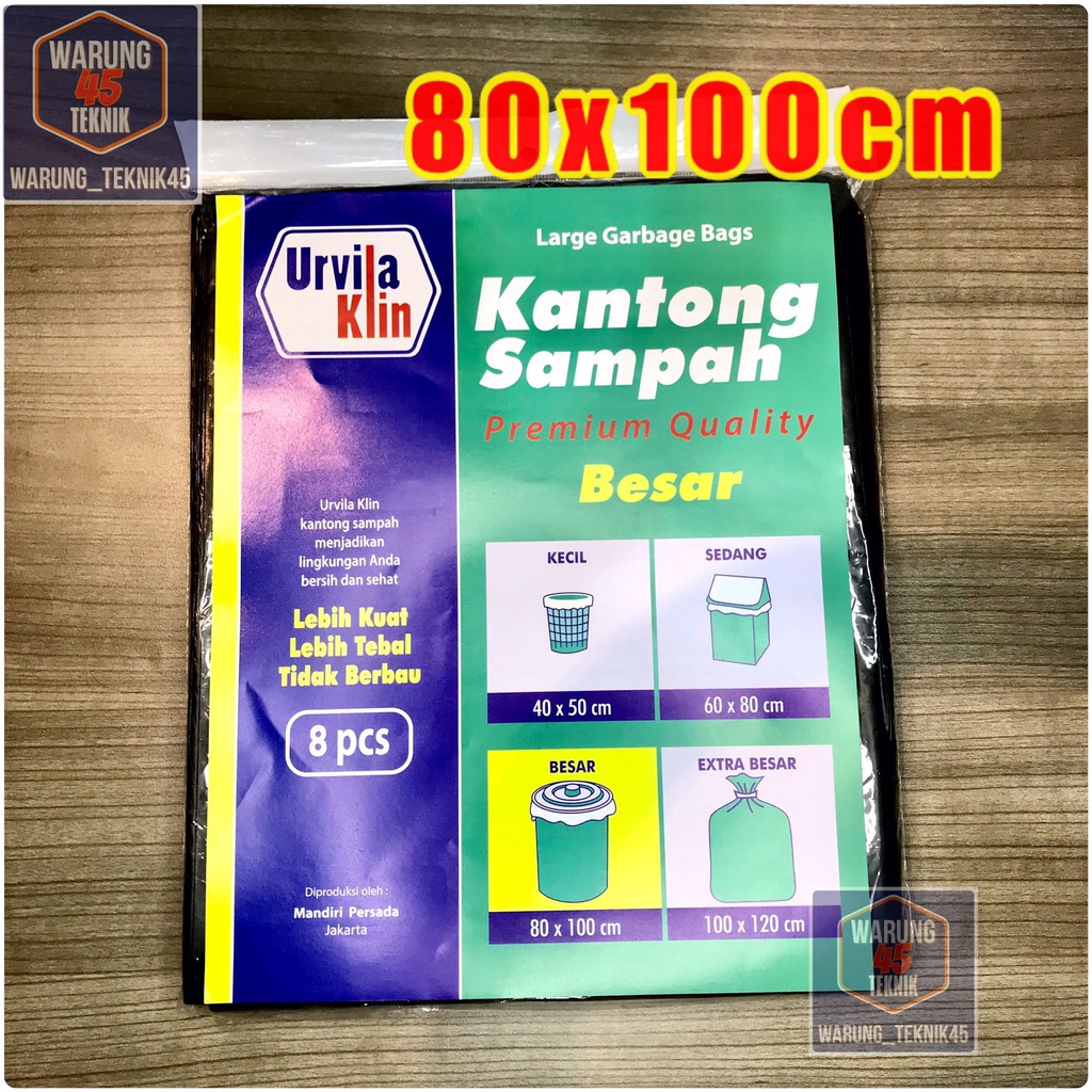 Kantong Plastik Sampah Premium Quality Urvila Klin