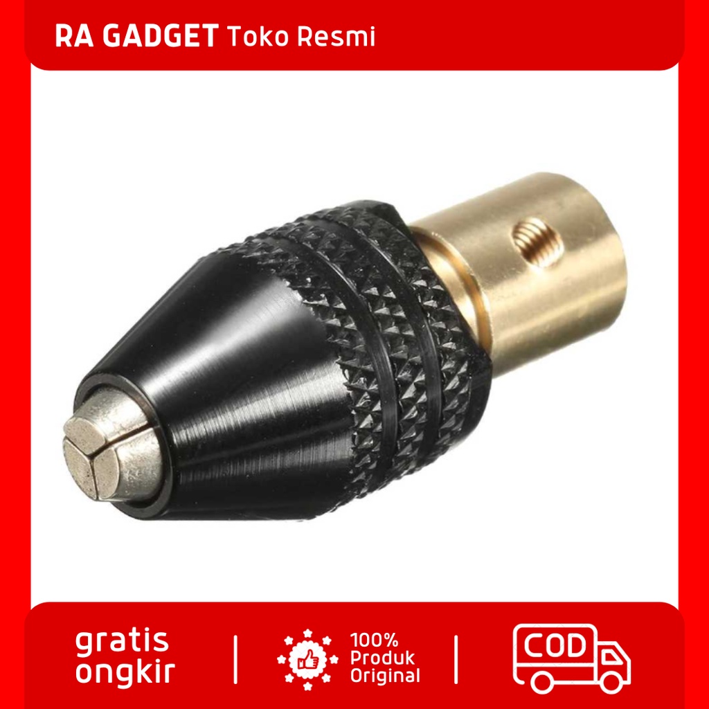 Mata Bor Drill Chuck Bit Quick Change 0.3-3.5mm / Mata Bor Besi Baja Granit Keramik Tembok Beton Nac