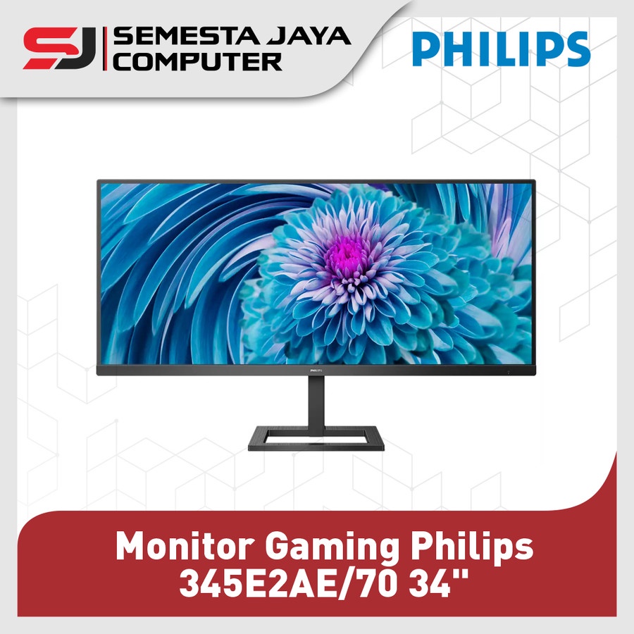 Monitor Gaming Philips 345E2AE/70 34&quot; 75Hz Ultrawide QHD DP HDMI