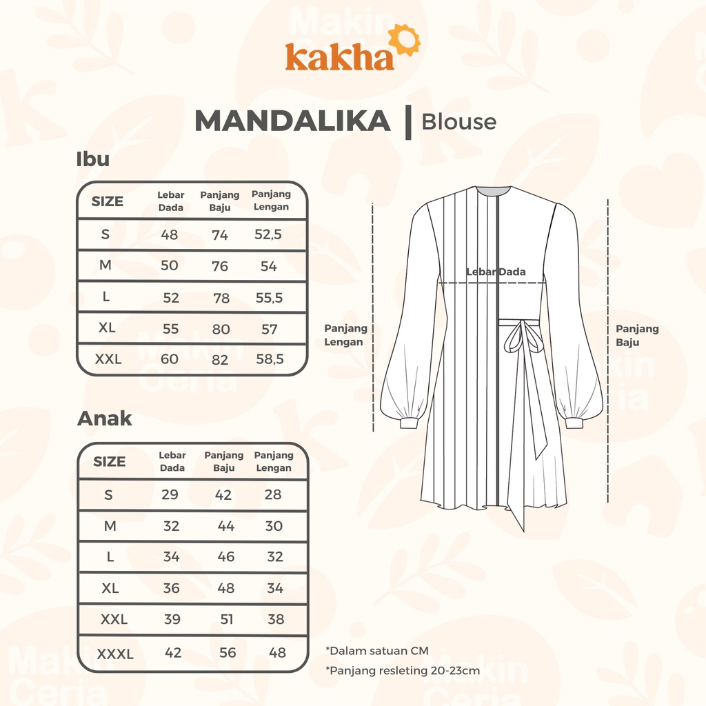 Kakha - Sarimbit Keluarga mandalika (A) / Baju couple keluarga / Sarimbit Keluarga / Baju muslim couple-5