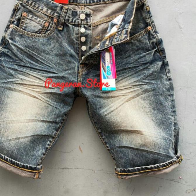 ☋ Celana Pendek Import Pria 501 Snow Ringkel Vietnam Series Terbaru / Celana Pendek Pria 501 Terlari