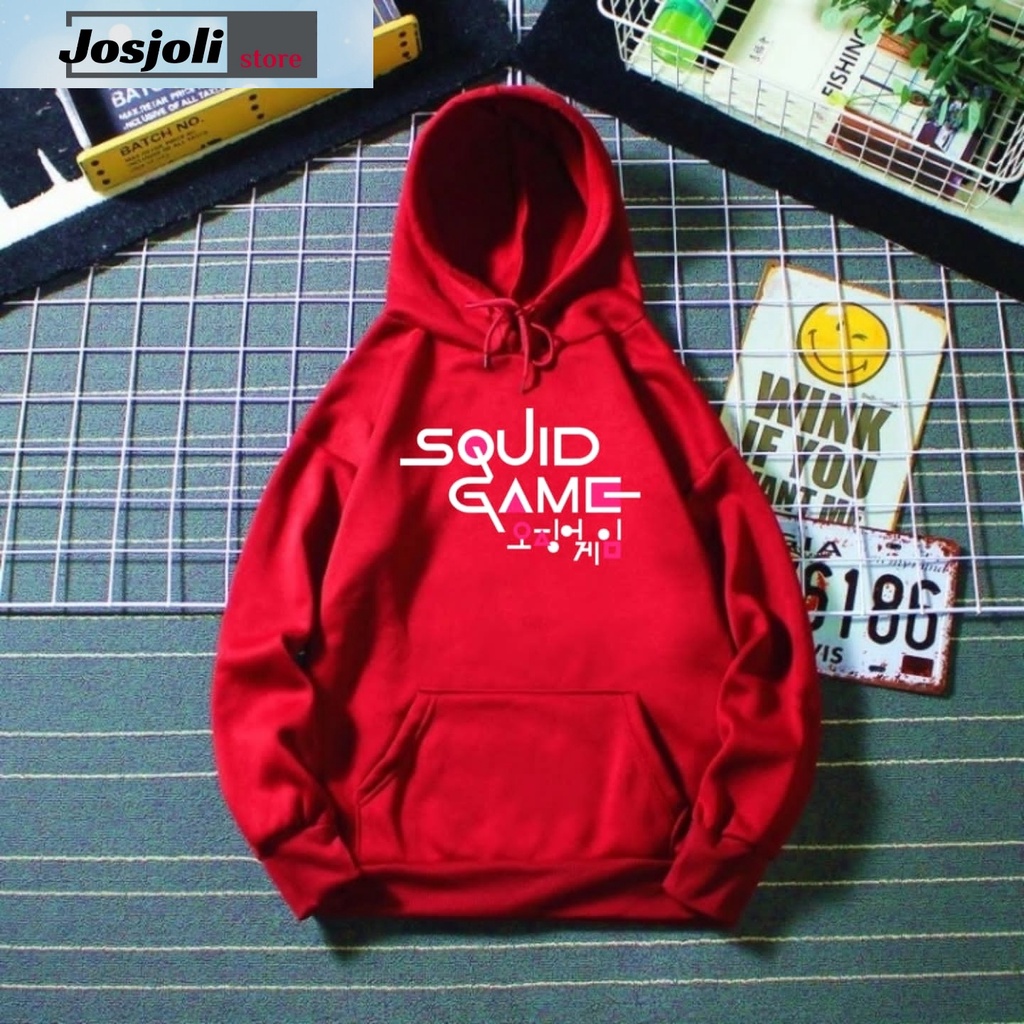 JOSJOLI_STORE/Hoodie Gihoon Squidgame/Atasan Pria Dewasa Lengan Panjang/Fit to L